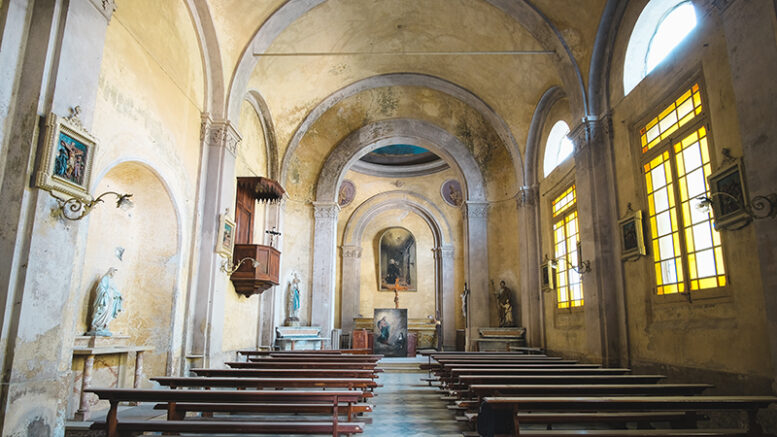 La chiesa di Sant'Agostino ad Avigliana (foto Edoardo Schiari – LABS)